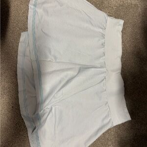 Adidas Light Blue Striped Skirt